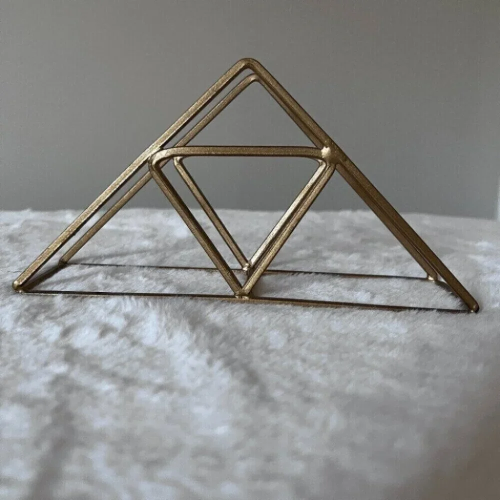 Antiqued Gold Tone Pier1 Napkin Holder